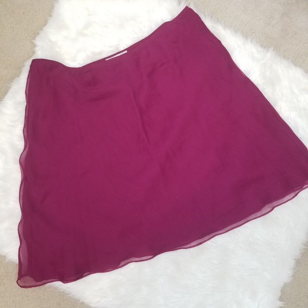 Lotus Burgandy Skirt Size 2x